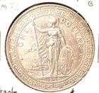 Great britain 1908 B trade dollar KM T5 AU