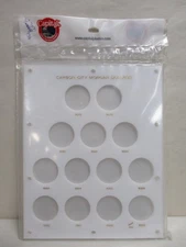 Capital Plastic Coin Holder #466 US Silver Dollars Carson City Mint Morgan Set