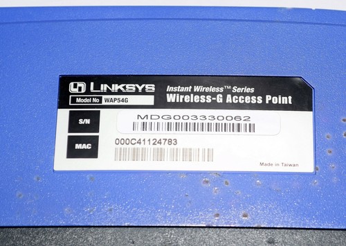 (2) Linksys WAP54G 2.4GHz Wireless Access Point AS IS For Parts Or Repair Only - Picture 12 of 12