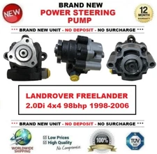 Brand New POWER STEERING PUMP for LANDROVER FREELANDER 2.0Di 4x4 98bhp 1998-2006