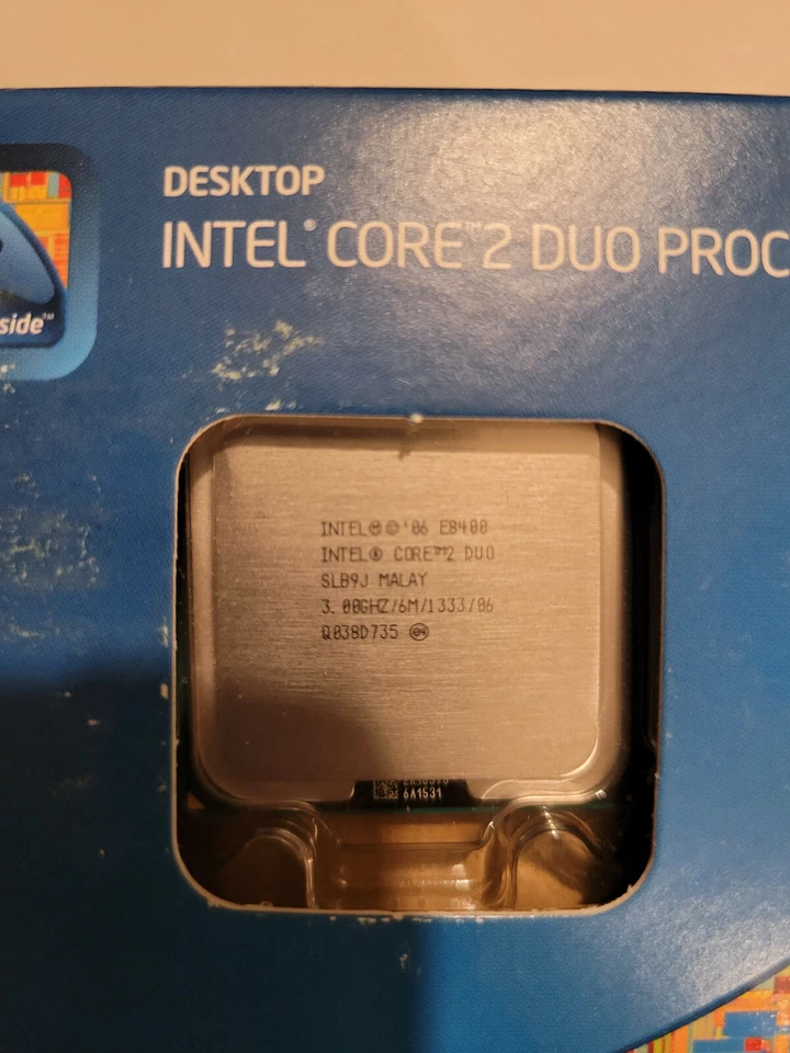 Intel Core 2 Duo E8400 3GHz 6MB Cache Socket 775 CPU BX80570E8400 SLB9J - Image 2 of 4