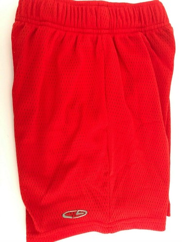 NEW CHAMPION Sz XS 4-5 RED Mesh LINED ATHLETIC SHORTS Drawstring Elastic Active - Picture 2 of 11