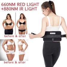 Laser Lipo LED Near Infrared Red Light Therapy Belt Pain Relief Weight Loss Fast