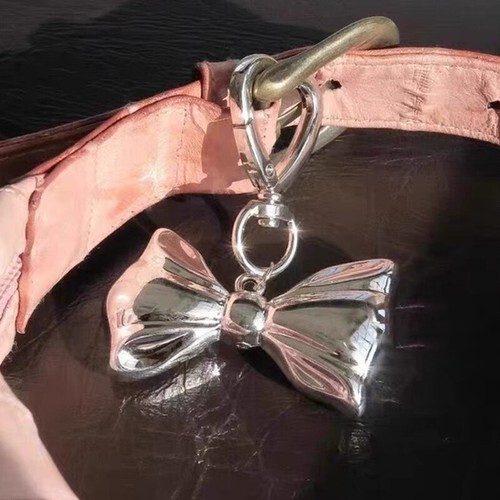 Y2K Bow Keychain Vintage Metal Bowknot Key Ring Fashion Car Handbag Decor - Bild 4 von 10