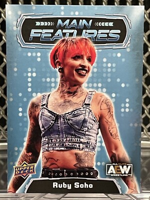 2022 Upper Deck  AEW Ruby Soho Wrestling Card #MF-15 Main Features OutKasts Riot