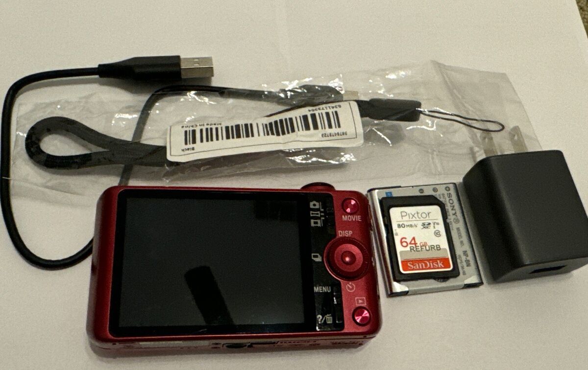 Sony Cyber-shot DSC-WX80 16.2 MP Digital Camera -RED | eBay Sony Cyber-shot DSC-WX80 16.2 MP Digital Camera -RED | eBay