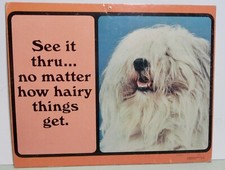 Vintage Wallace Berrie Co. "See It Thru" Desk Prop 7714 1976
