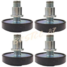 4X Shaft Dia 38mm Car Lift Rubber tray Heightening Feet Plus High Leg Pads