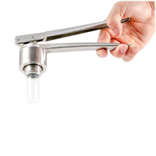 Stainless Vial Crimper 13/15/20mm Glass Bottle Sealing Capping Tool Round Handle - Picture 6 of 9