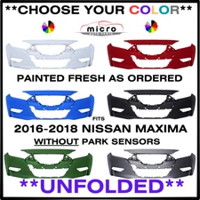 NEW FRONT BUMPER FOR 2016-2018 MAXIMA PAINTED *CHOOSE YOUR COLOR* NI1000309