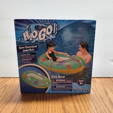 H2OGO!  Kids Happy Crustacean Junior Raft Handles Swimming Pool Boat Ages 3+ NWT