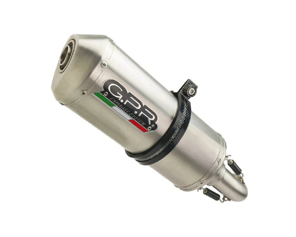 Scarichi Terminali GPR SATINOX Omologato CAGIVA RAPTOR 1000 2000 2003 Foto 4 de 4