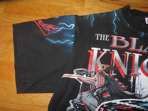 Vintage Preferred Sportswear DALE EARNHARDT "BLACK KNIGHT" (LG) All Over T-Shirt - Picture 2 of 7