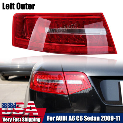 Outer Left Driver Tail Light For AUDI A6 C6 Sedan 2009 2010 2011 Rear Lamp