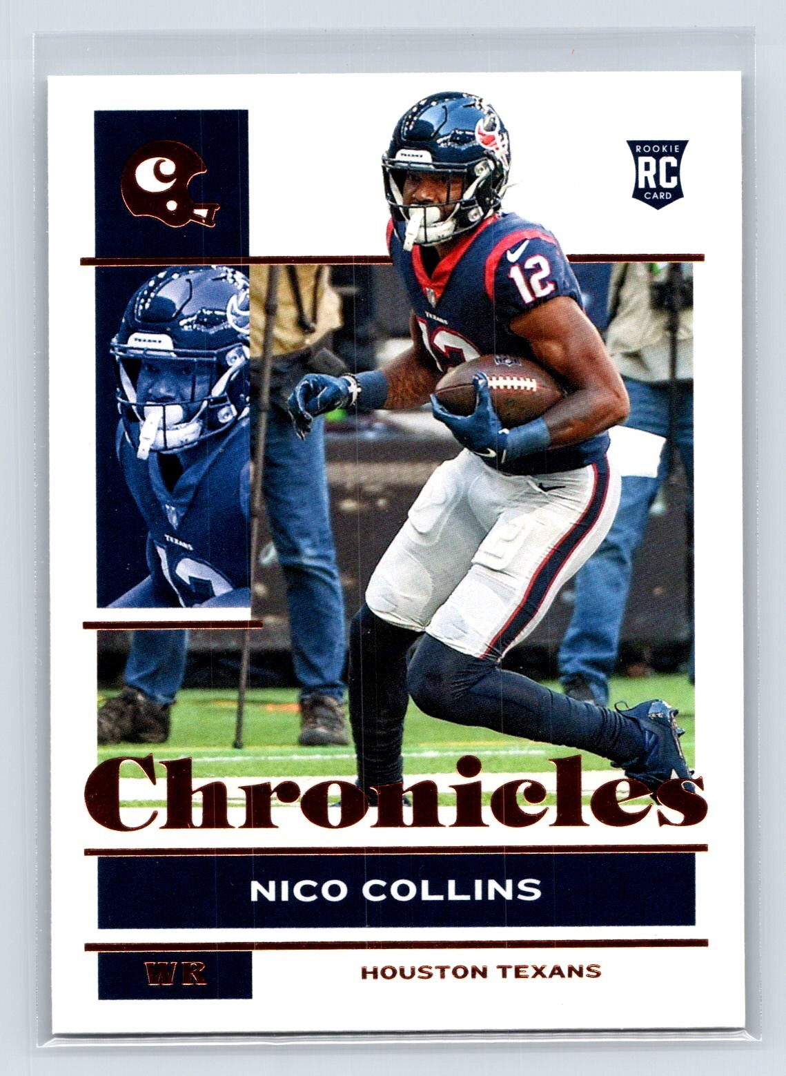 Nico Collins Rookie 2021 Panini Chronicles #35 Bronze Houston Texans RC 3-1