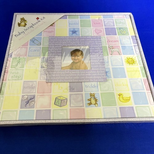 Complete Baby Scrapbook Kit 12x12 Stickers Paper Album Photo Frame Cover - Picture 3 of 7