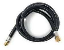 5' LP Propane Gas Hose Assembly - 1/4" Male NPT x 1/4" Female Swivel NPT