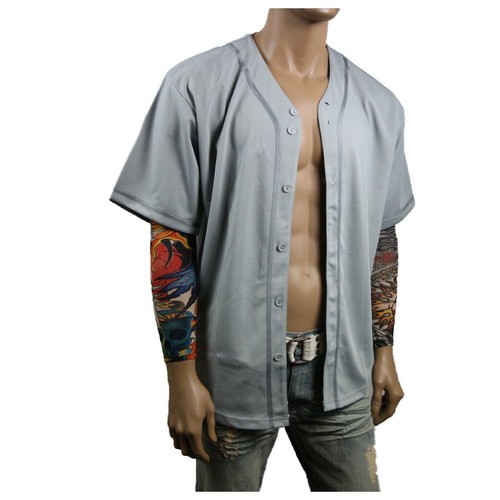 Mens Baseball Jersey Raglan Stripe Sports Uniform Team Hipster Tee Casual S-3X - 第 151/155 張圖片