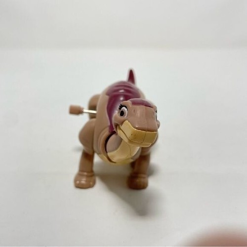 VINTAGE 1997 Modellino dinosauro Land Before Time giocattolo Burger King Wind Up Action - Foto 5 di 5