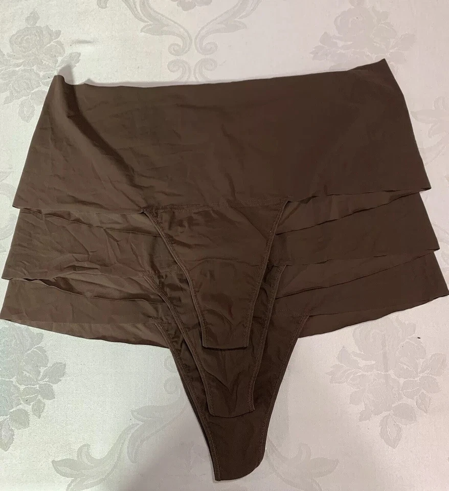 Tanga de tiro alto Hanky Panky Breathe para mujer, talla 1X, paquete de 3 Foto 2 de 4
