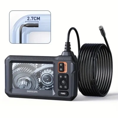 INSKAM 10M Endoscope 8mm 1080HD Borescope Inspection Camera 4.3 Inch IPS LCD 8 LED UK