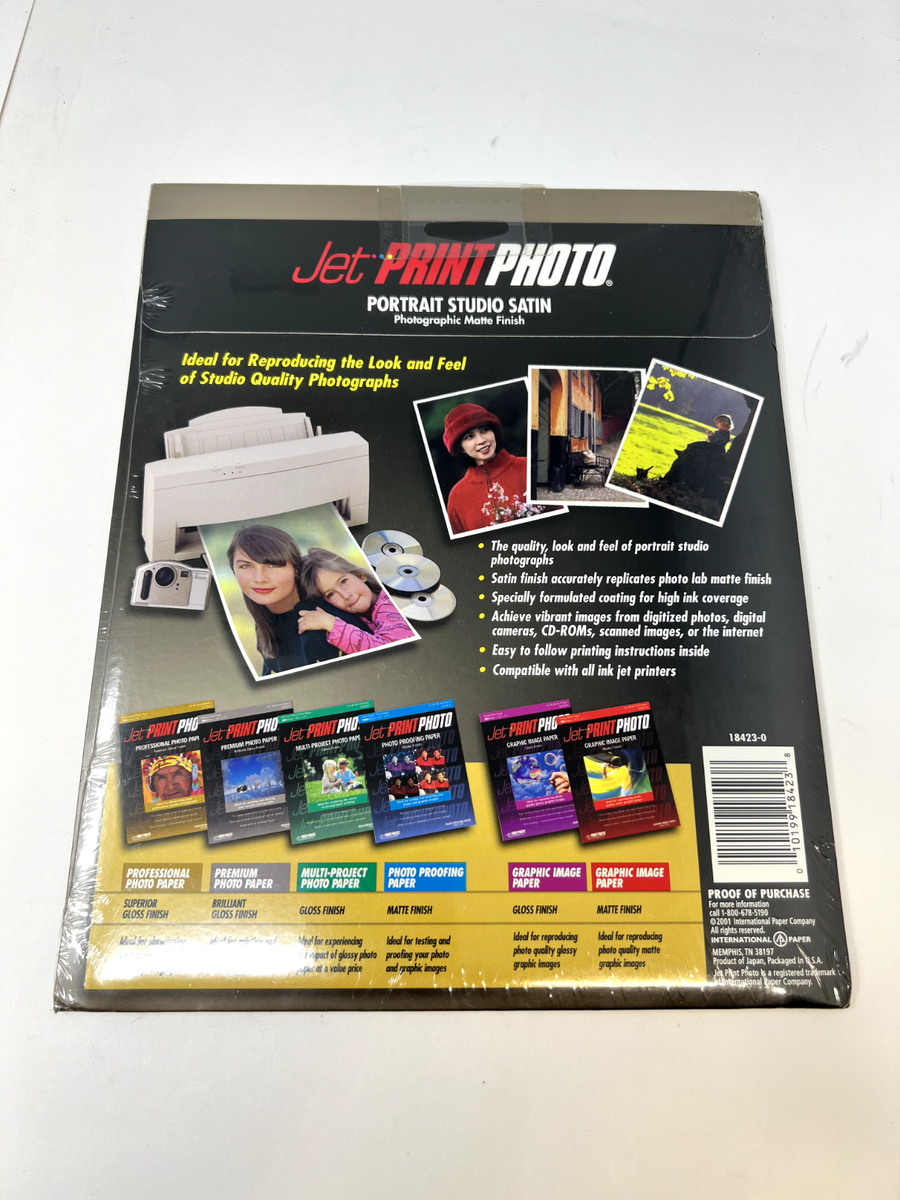 New Jet Print Photo Portrait Studio Satin Photographic Matte