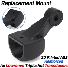 For Lowrance Tripleshot Transducers Replacement Mount Bracket Durable 3D Printed