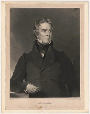 Hor. Binney / TS 1833 ; painted by T. Sully ; engraved & printed by J.