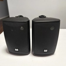 Dual LU43PB 3-Way Weatherproof Indoor/Outdoor Speakers Pair Black