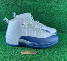 Men Nike Air Jordan Retro 12 French Blue White B-GRADE Shoe CT8013-114 Size 9