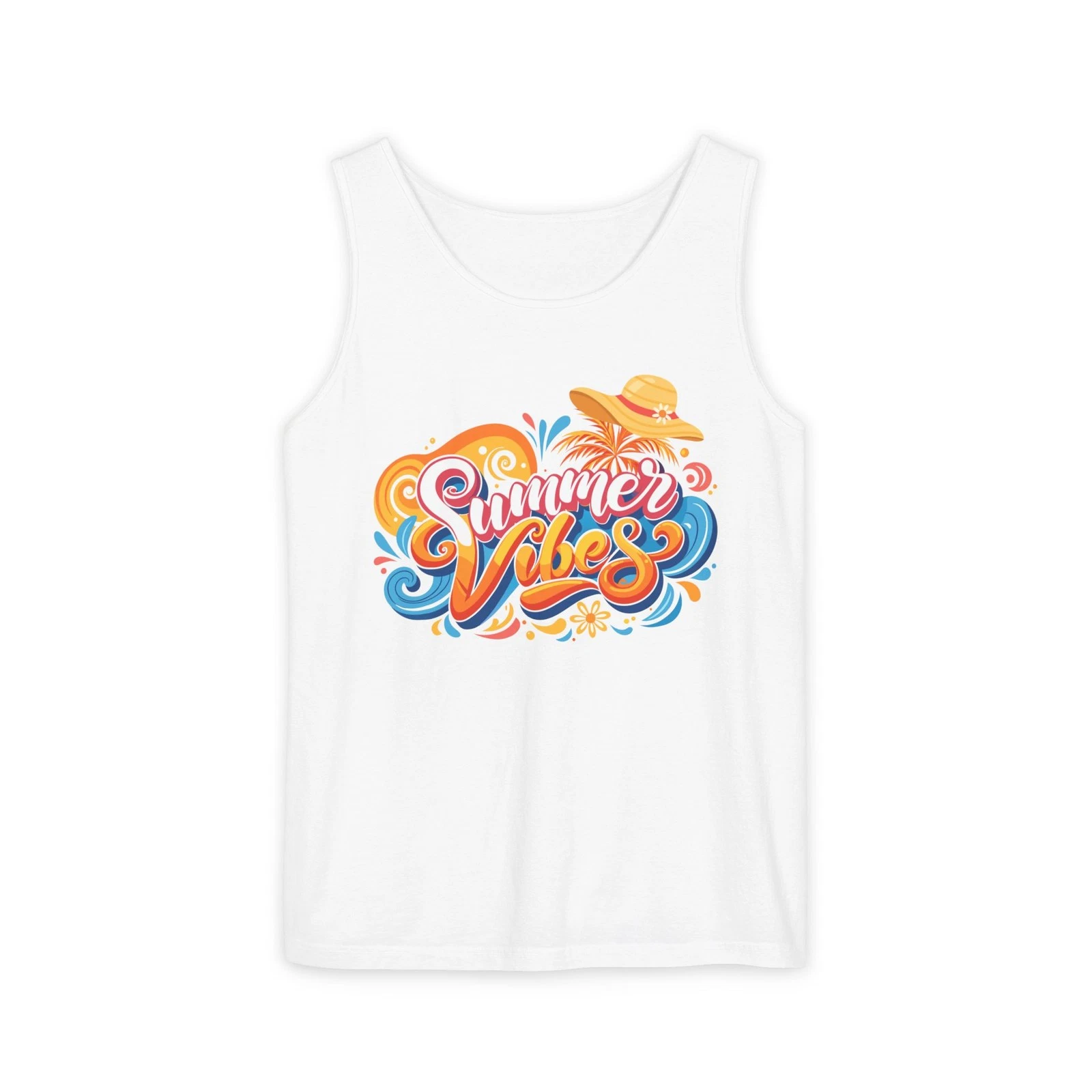 Summer Vibes Tank Top, Unisex Summer Tee, Beachwear, Vacation Apparel
Opens in a new window or tab