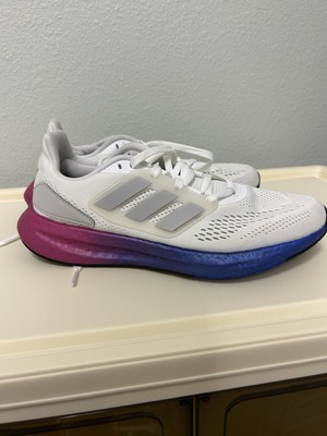 Size 10 - adidas PureBoost 22 White Lucid Fuchsia