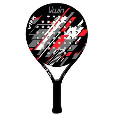 Uwin VR-X Padel Racket, Fibreglass Frame, EVA 15 Core for Balanced Power and Con