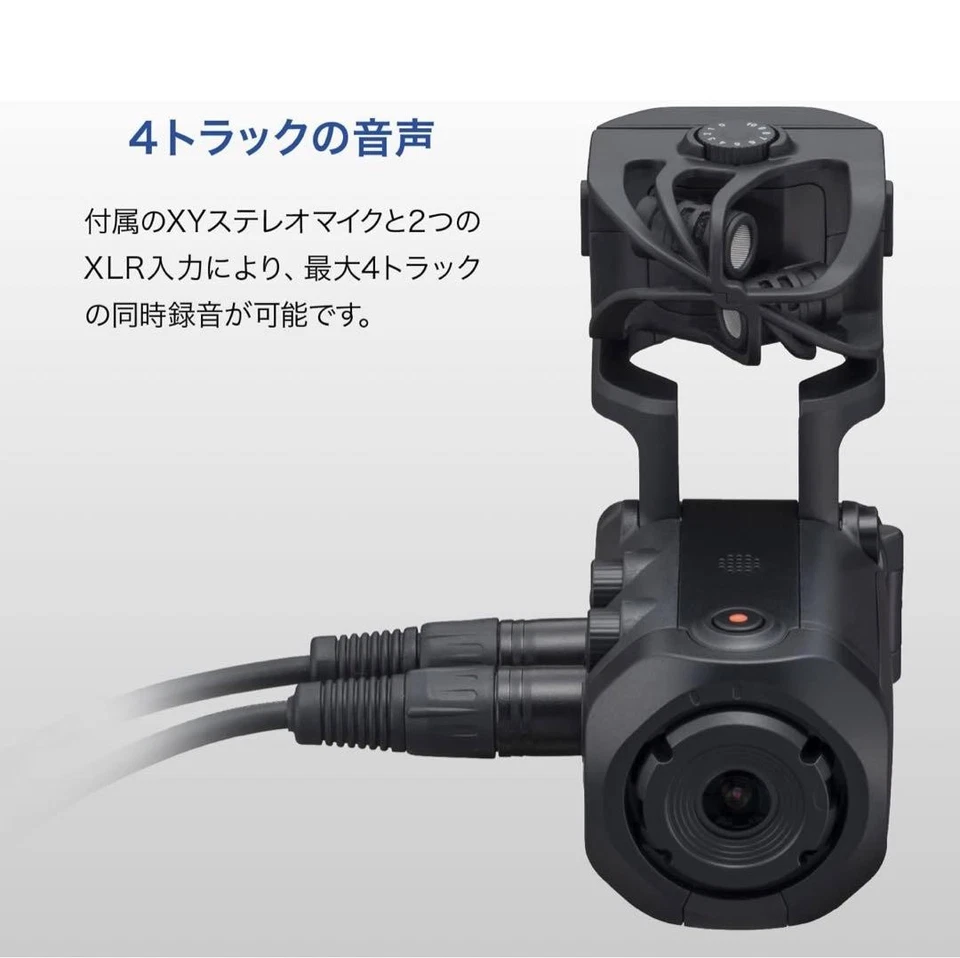 Zoom Q8n-4K 4K HDR Video Camera Audio Recorder XY Mic 2 XLR Inputs Used from JAP - Image 4 of 4