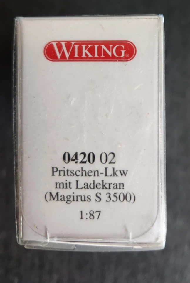 WIKING 0420 02 MAGIRUS S3500 FLATBED TRUCK PRITSCHEN  LKW HO 1:87 GERMANY NIP - Image 4 of 4