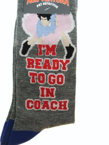 Ace Ventura Socken ~ Herren Einheitsgröße 7 - 12 ~ Haustierdetektiv & wenn die Natur ruft - Bild 2 von 5
