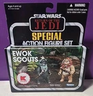 Star Wars Ewok Scouts Special Action Figures Set 2012 KMART EXCLUSIVE New MIB