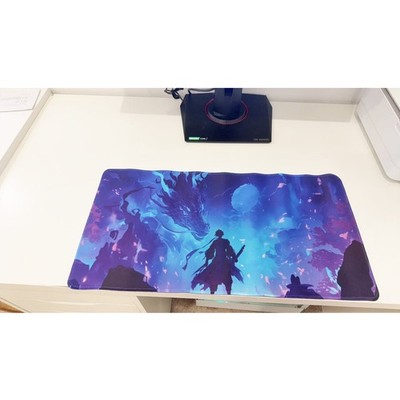 Fantasy Eastern Warrior Oversized Mouse Pad 23.6'' X 11.5'' Gaming Keyboard Mat