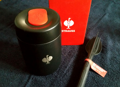 Engelberg Strauss Food Container + Besteck Thermo Isolierbehälter NEU