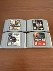 N64 4 game lot Nintendo 64 - Wrestling, Mayhem; NASCAR, WF Warzone