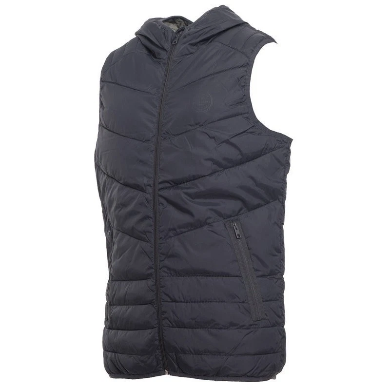 Jack & Jones Mens Body Warmer Sleeveless Puffer Jacket Summer Padded Hoodie Hood - Image 4 of 4
