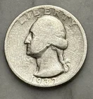 1932-S Washington Quarter - G - Good - 90% Silver