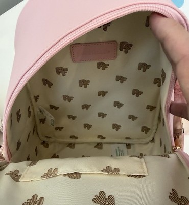 New Paul Frank Julius Monkey Mini Backpack Pink Polka Dot Y2K Kidcore Pom Pom New Paul Frank Julius Monkey Mini Backpack Pink Polka Dot  main image 4