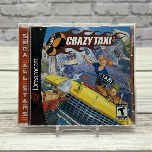SEGA Crazy Taxi Sega Dreamcast Racing Arcade NTSC Manual Included 2000
