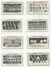 9 x Football Teams 2nd Series - Typhoo Tea Packet Issues - 1960's