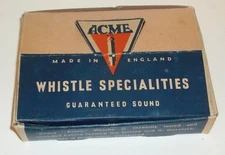 Vintage Acme Toy Whistles In Box