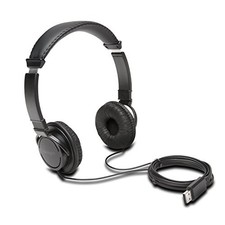 Kensington USB-A Hi-Fi Headphones, On-Ear Headset, 6ft Cord, for Kids, for