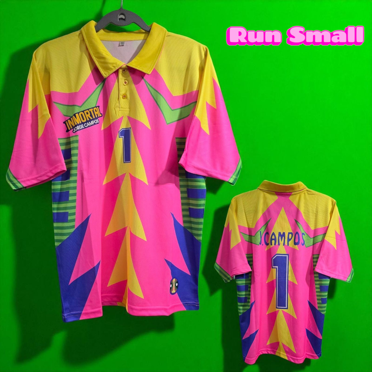 Jersey Commemorative Jorge Campos # 1 Inmortal - Multicolor - 2XL