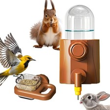 Small Animal Feeder Set for Cage, Hanging Food Bowl and Water Dispenser