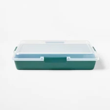 9"x13" Nonstick Aluminized Steel Cake Pan Set with Lid - Figmint™